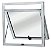 Janela Maxim Ar Alumínio Natural 60cm X 60cm * - Imagem 1