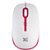 Mouse Ótico Soft Branco e Rosa 1200 DPI - MaxPrint - Imagem 1