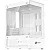 GABINETE GAMER KALKAN HAKON BRANCO S/FAN KLK00081 - Imagem 1