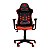 Cadeira Gamer Dazz Prime X - 2D - Preto e Vermelho - Imagem 1