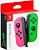 Controle Joy Con Nintendo Switch Par Verde e Rosa - Nintendo - Imagem 1