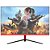 Monitor Gamer LED Curvo 24" 1ms 165hz HQ 24GHQ-Black RGB R3000 Freesync HDMI Display Port Branco - Imagem 1