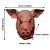 Máscara látex Pig porco terror Halloween - Imagem 1