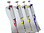 Kit com 4 Micropipetas com volume de 0,5-10, 2 -20,20-200 e 100 1000 microliltros marca DAJOTA - Imagem 1