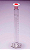 Proveta graduada base de vidro com rolha de polietileno 50 ml Pyrex - Imagem 1