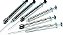 Microseringa Hamilton® Gastight® Syringe, 1700 Series, Luer Tip,Cod 81101, 250 Microlitros. - Imagem 1
