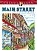 Livro de Colorir Main Street Creative Haven - Imagem 1