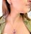Conjunto Colar Pedra Cravejada - Imagem 1