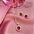Conjunto Colar Cravejado Rosa - Imagem 2