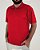 Camiseta Polo Vermelha, Extra Grande, Poliviscose - Imagem 1