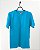 Camiseta Azul Turquesa, 100% Algodão, Fio 30.1 Penteado - Imagem 3