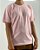 Camiseta Rosa Claro, 100% Algodão, Fio 30.1 Penteado - Imagem 1