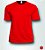 Camiseta Infantil Vermelha - 100% Poliéster - Imagem 1