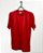 Camiseta Vermelha, Extra Grande, 100% Poliéster - Imagem 2