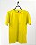 Camiseta Amarelo Canário, Extra Grande, 100% Algodão, Fio 30.1 Penteado - Imagem 3