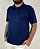 Camiseta Polo Azul Marinho, Extra Grande, Poliviscose - Imagem 1