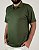 Camiseta Polo Verde Musgo, Extra Grande, Poliviscose - Imagem 1