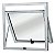 Janela Maxim ar alumínio Premium branca - 40x60 - Imagem 1