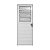 Porta de alumínio FIT Basculante branca maxx direita 210x80 - Imagem 3