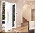 Porta pivotante maxx com visor lambril branco Esquerda - 210x110 - Imagem 2
