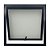 Janela Maxim ar alumínio Maxx preto - 50x50 - Imagem 1