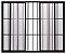 Janela de alumínio Classic 04 folhas com grade preto - 120x150 - Imagem 2