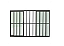 Janela de alumínio Modular Preto 4 Folhas com Grade - 120x200 - Imagem 3