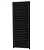 Porta de alumínio palheta preta maxx esquerda - 210x60 - Imagem 1