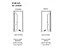 Porta Lambril de Giro em alumínio Branco Linha 30 Direita - 210x80 - Imagem 2
