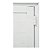 Porta De Alumínio Maxx Lambril Branco Esquerda - 210x90 - Imagem 6