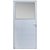 Porta de alumínio c/vidro fixo lambril maxx Direita - 210x60 - Imagem 1