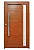 Porta pivotante com visor lambril Madeiro Direita - 230x100 - Imagem 2
