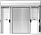 Janela de Aluminio 2 folhas c/Ven Integrada classic- 100x100 - Imagem 2