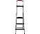 Escada Confort Dobravel 3 Degraus em Aluminio com Suporte Multiuso Alumasa - Imagem 3