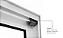 Porta De Alumínio De Correr Balcão 3 Folhas Vidros Temperado Branca - 210x120 - Imagem 3