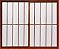 Janela de alumínio com Grade 02 folhas Classic Madeiro - 100x120 - Imagem 1