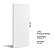 Porta Interna Lisa com Pintura UV Branco Premium - 210x80 - Imagem 1