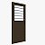 Porta de Alumínio Maxx com Grade Bronze Direita - 210x85 - Imagem 4