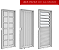 Porta Almofada de Aço Galvanizado Dupla Branco Esquerda - 215x85 - Imagem 4