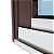 Janela Premium Automatizada com Persiana Integrada Marrom Corten - 100x150 - Imagem 4