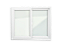 Janela PVC 2 Folhas Móveis Redução Acústica - 120x150 - Imagem 1