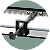 Maxim-Ar em Alumínio fixo com Vidro Boreal Brilhante - 80x60 - Imagem 3