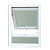 Maxim-Ar de Pvc Acústica 1 seção Branco - 100x60 - Imagem 1