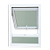 Maxim-Ar de Pvc Acústica 1 Seção Branco - 80x60 - Imagem 1