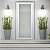Porta PVC com redução Acustica Branca Esquerda - 216x70 - Imagem 2