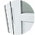 Porta PVC com redução Acustica Branca Esquerda - 216x70 - Imagem 3