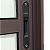 Porta Balcao com Persiana Integrada em Alumínio Marron Corten Maxx - 220X120 - Imagem 5