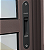 Porta Balcao com Persiana Integrada em Alumínio Marron Corten Maxx - 220X180 - Imagem 5