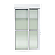 Porta Balcao com Persiana Integrada em Alumínio Branco Maxx - 220X200 - Imagem 1