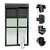 Porta Automatica Maxx com Persiana Integrada Preto - 220X120 - Imagem 3